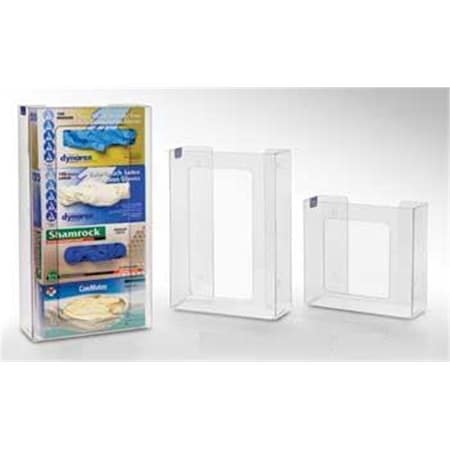 Rack Em Racks RackEm Racks 5105 3-Box Vertical Stacking Glove Dispensers - Clear Plastic 5105
